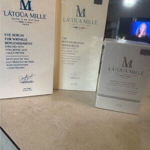 Eye Serum and Moisturizer Set - Cream